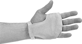 Image of ProductInUse. Front orientation. Palm Protectors. Vibration-Damping Palm Protectors, Style B.