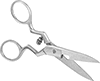 Adjustable Cut-Length All-Metal Scissors