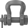 Safety-Pin Web Sling Shackles—For Lifting