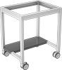 Carts for Bench-Top Air Cleaner Hoods