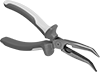 Electrical-Insulating Bent-Nose Pliers
