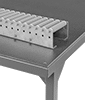 Abrasion-Resistant Bench-Top Roller Conveyors